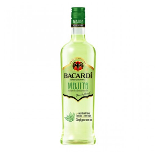 BACARDI COCKTAIL MOJITO MIX 750ML